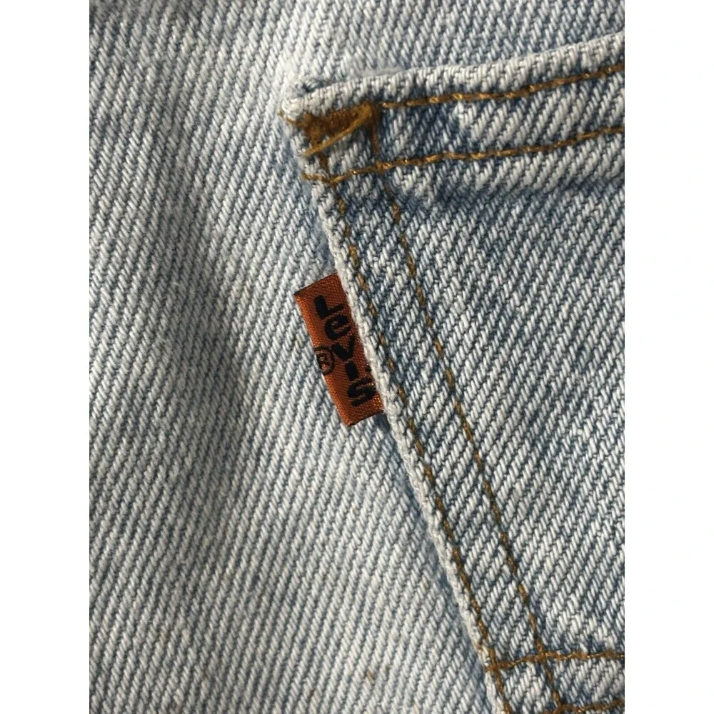 Vtg Levi's Orange Tag denim Levi 550 Jorts Jean Shorts Size 34 Bermuda length